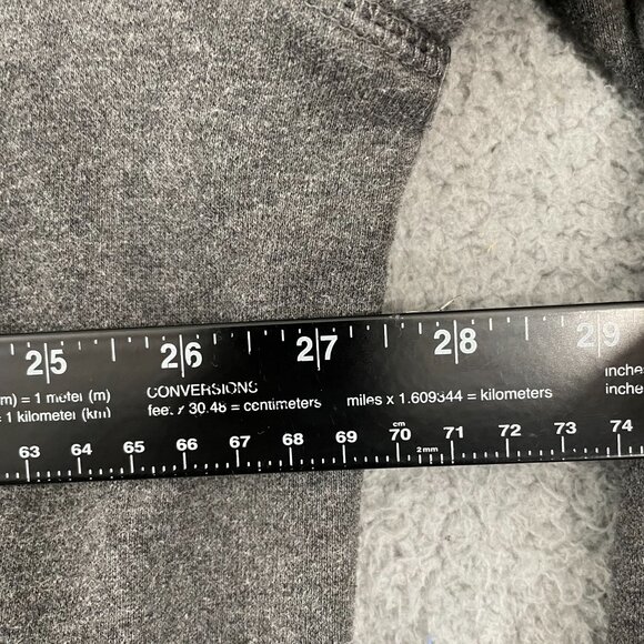 VTG Nike Athletic Dept. Hoodie Men XXL Gray Y2K Pullover - Picture 10 of 11